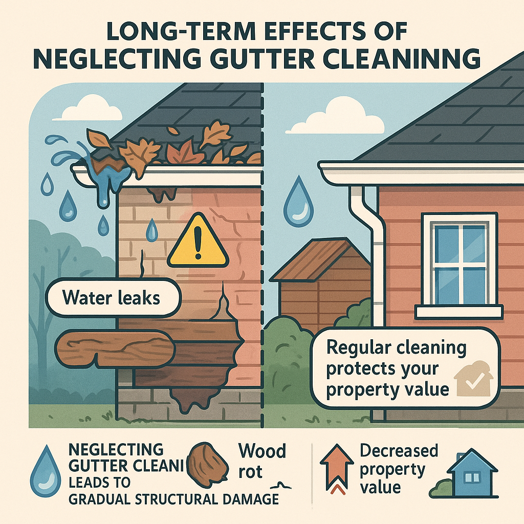 Read more about the article Dangers of Not Cleaning Gutters