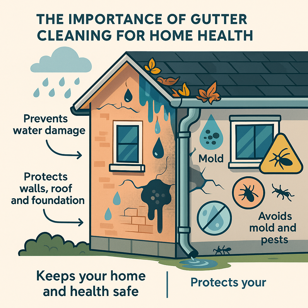Read more about the article The impact of gutter cleaning on home health