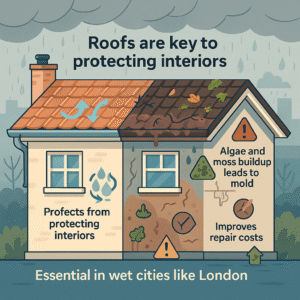 Read more about the article Why Regular Roof Cleaning is Essential for London Homes?