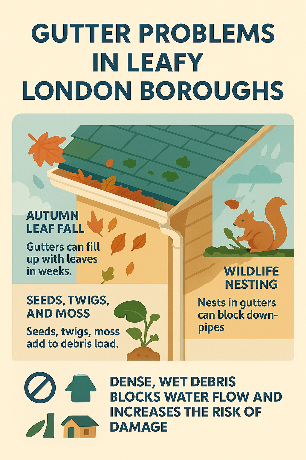 Read more about the article Gutter Cleaning Challenges in Leafy London Boroughs — and How to Stay Ahead