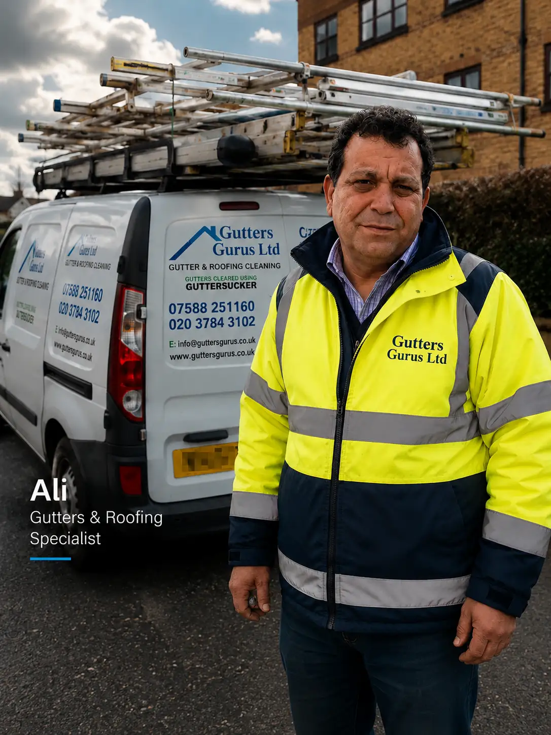 Ali from Gutter Gurus Ltd, gutter and roofing specialist in South and South East London.